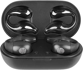 Wearable Open Ear Earbuds,Sport Wireless Earbuds Mini,HiFi Long-lastingEarphones, Clip-on Earbuds, Fast Pairing Noise Cancelling Headset for Exercise