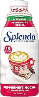 SPLENDA Limited Edition Peppermint Mocha Sugar Free, Low Calorie Liquid Coffee Creamer, 32 fl. oz. (Pack of 1)