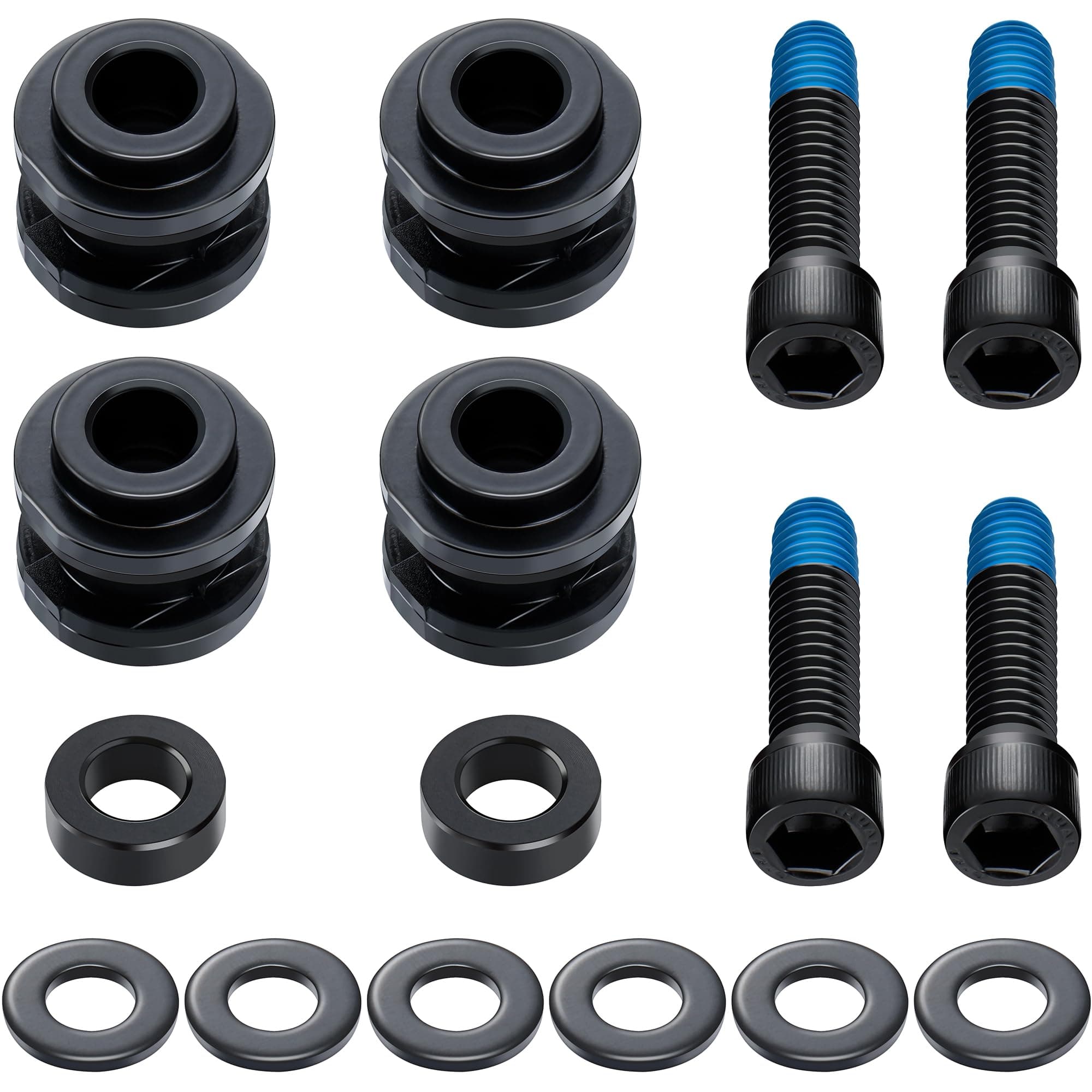 MoKitDora Hold Fast Sissy Bar Docking Hardware Kit for Harley 2018-later Fat Boy FLFB, FLFBS, FXBR FXBRS FLDE, FLHC, FLHCS, Slim FLSL, FXBB, FXFB, FXFBS, FLSB, FXLR, FXLRS and FXST Models, Black