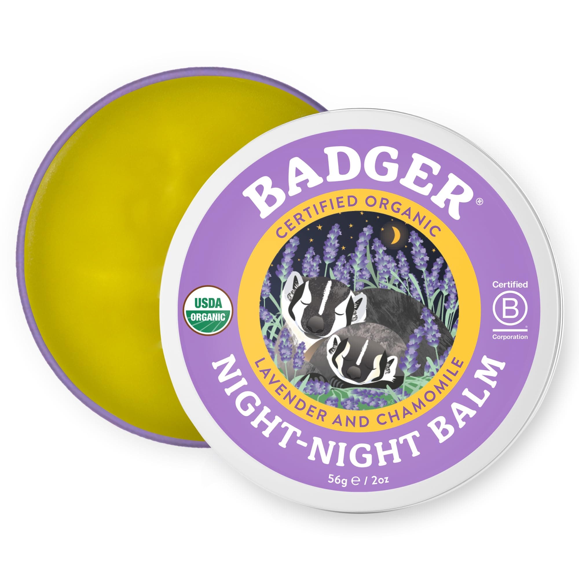 Badger Night-Night Balm 2oz tin 2 oz (56 g)