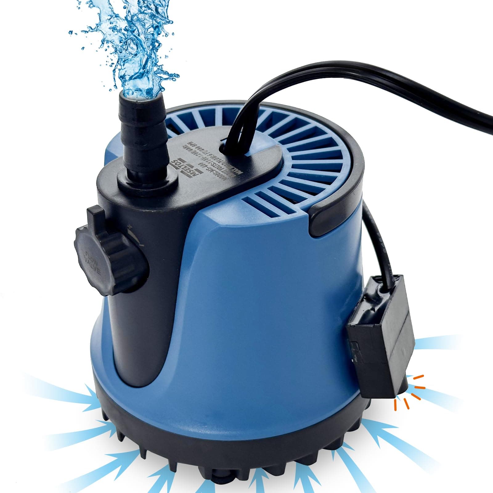 1/30HP 400 GPH Automatic Small Sump Pump 5 ft Max Head 115V Submersible Pool Cover Water Pump for Swimming Pool Garden Pond Basement, Auto Shut Off