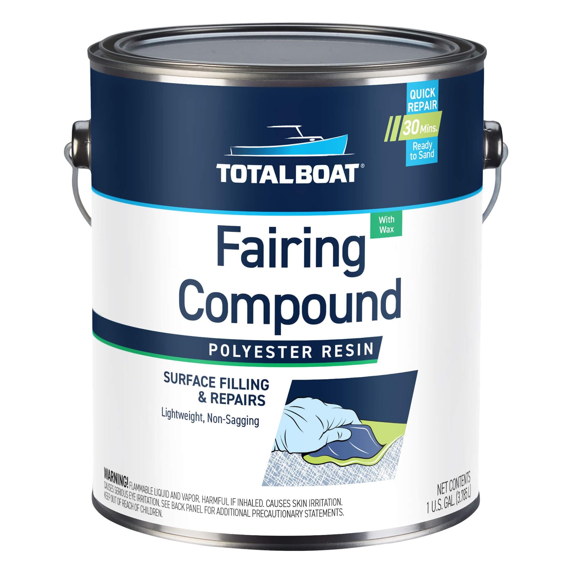 Polyester Fairing Compound (Gallon Kit)