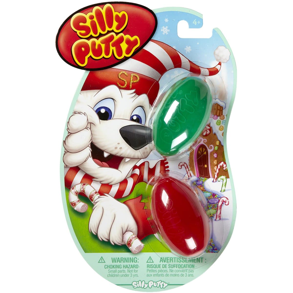 Crayola 08-0320 Silly Putty, Holiday Fun, 2/Pack