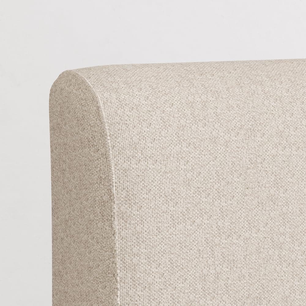 Nectar Upholstered Headboard - Queen - Linen - Attachable to Bamboo Bed Frame (Sold Seperately) - Easy Tool Free Set Up - Contemporary and Durable