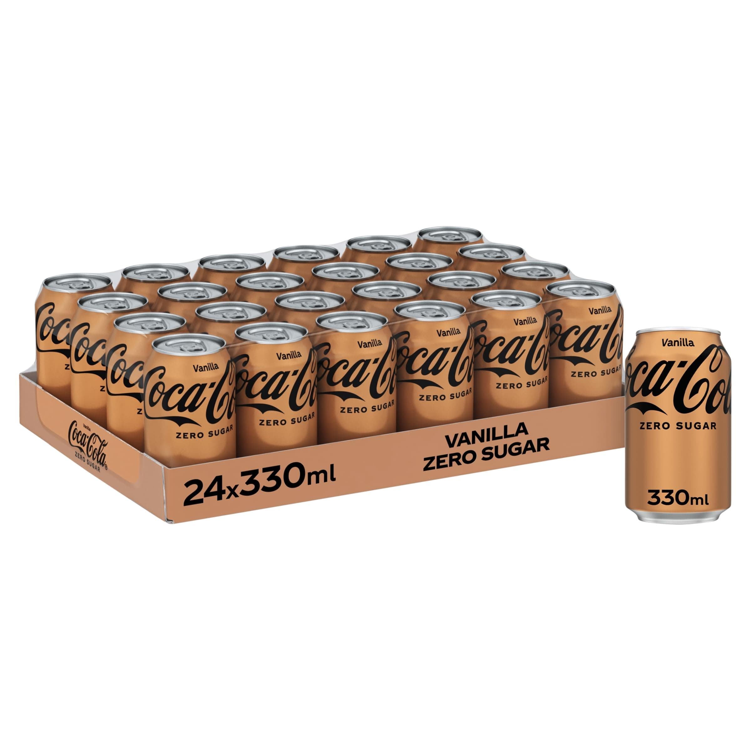 Coca Cola Zero Sugar Can Vanilla 330 ml (Pack of 24)