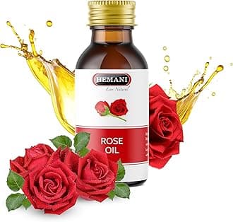 Hemani Rose Oil - 30ml (1 oz) - Edible Food Grade Oil for Internal and Extern...