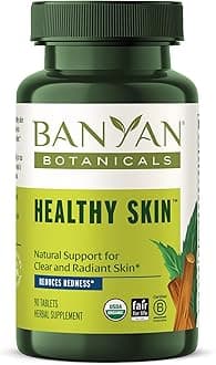 Organic Healthy Skin – Internal Cleansing for Radiant Skin – with Neem & Manjistha for Smooth Texture & Systemic Soothing – 90 Tablets – USDA Organic