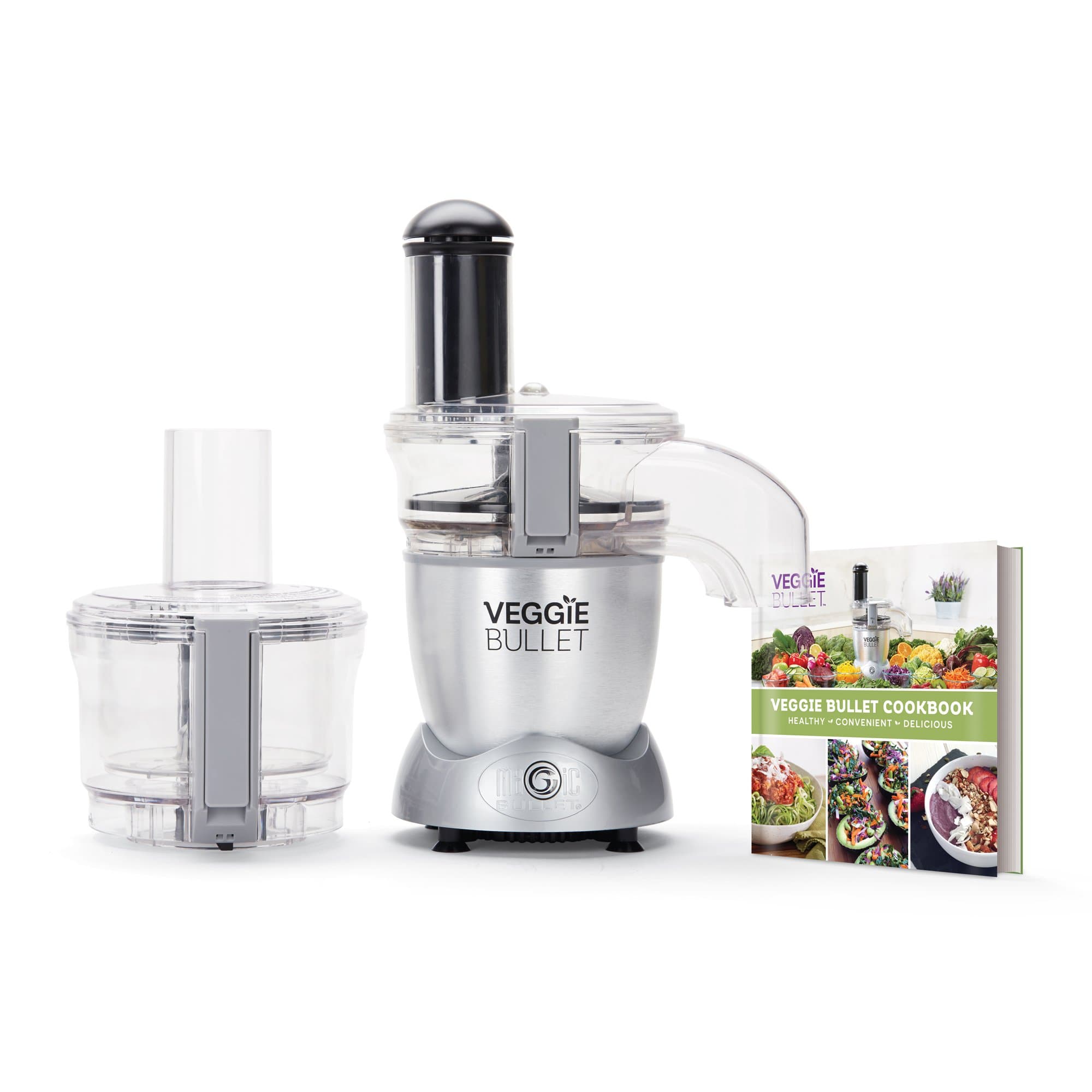 Veggie Bullet Electric Spiralizer & Food Processor, Silver