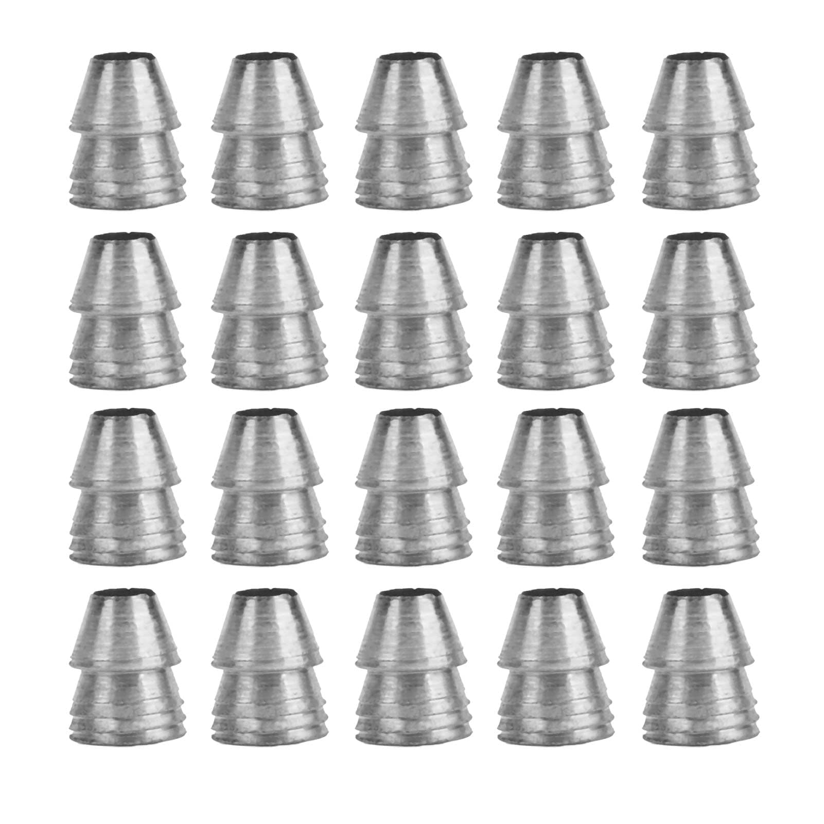 20Pcs Safety Round Handle Wedges, Handle Splitting Wedge Axe Hand Metal Wedge Round Steel Wedge for Axe Claw Hammer Sledge(Diameter 13mm / 0.51in)