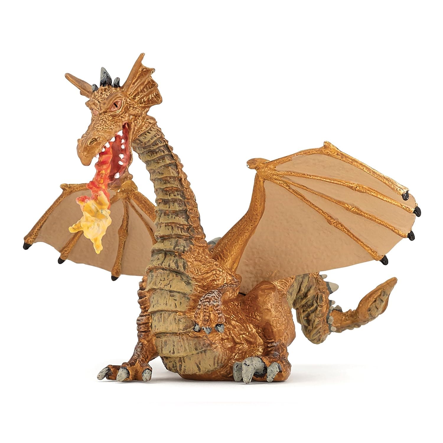 Papo 39095 Gold Dragon With Flame