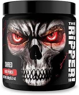 JNX Sports The Ripper Fat Burner Dietary Supplement With Super Thermogenesis Fruit Punch for Men and Women (30 Srv)