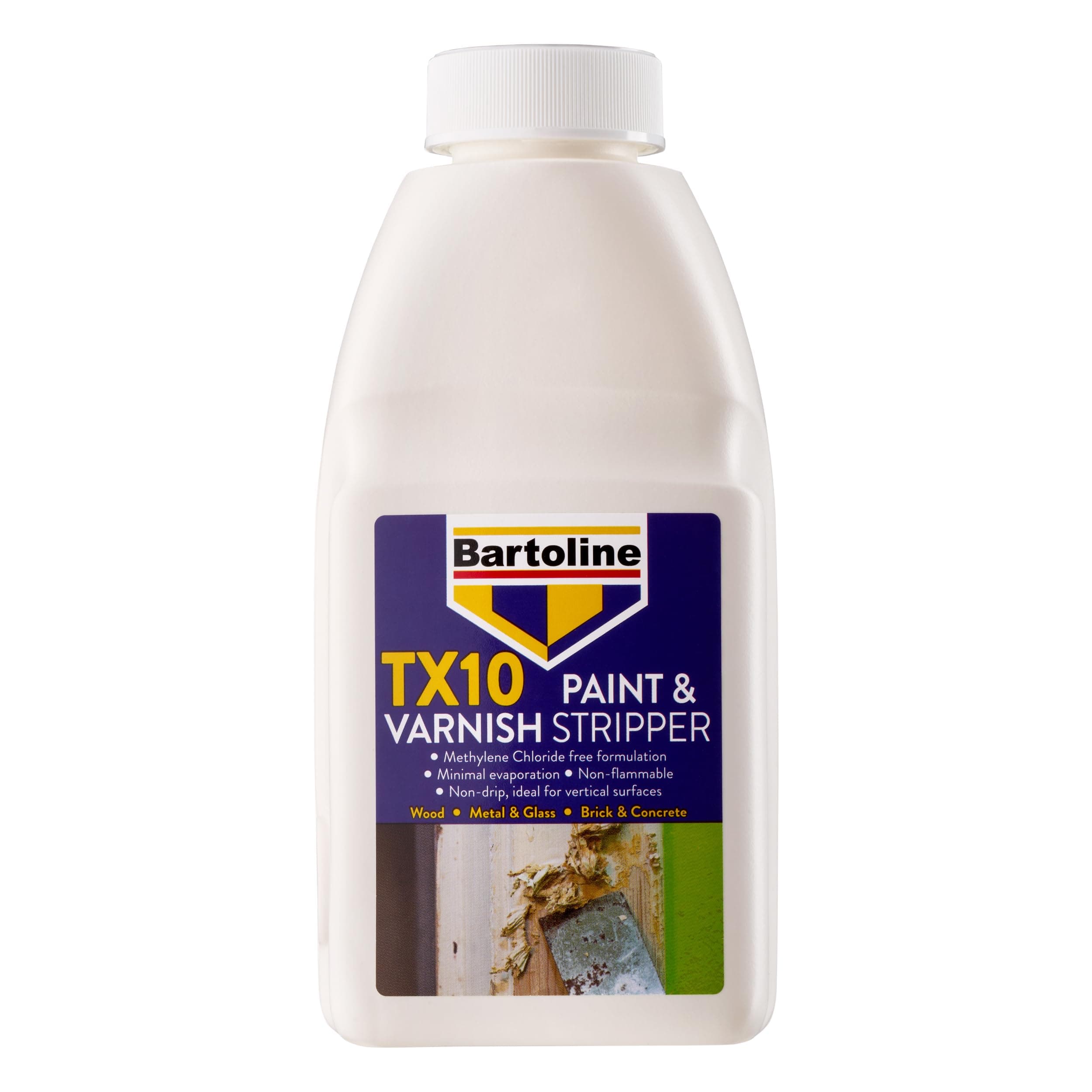 TX10 Paint and Varnish Stripper 500ml – Extra Strong, Non-Caustic Paint Remover for Wood, Metal & More