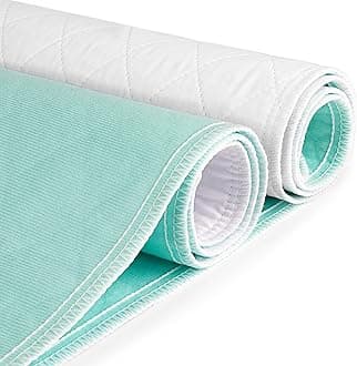 CoolShields Waterproof Bed Pads Incontinence Washable Reusable Bedwetting Mattress Protector Pad for Kids, Adults, Elderly, and Pets 34'' x 52'' (1 Pack)