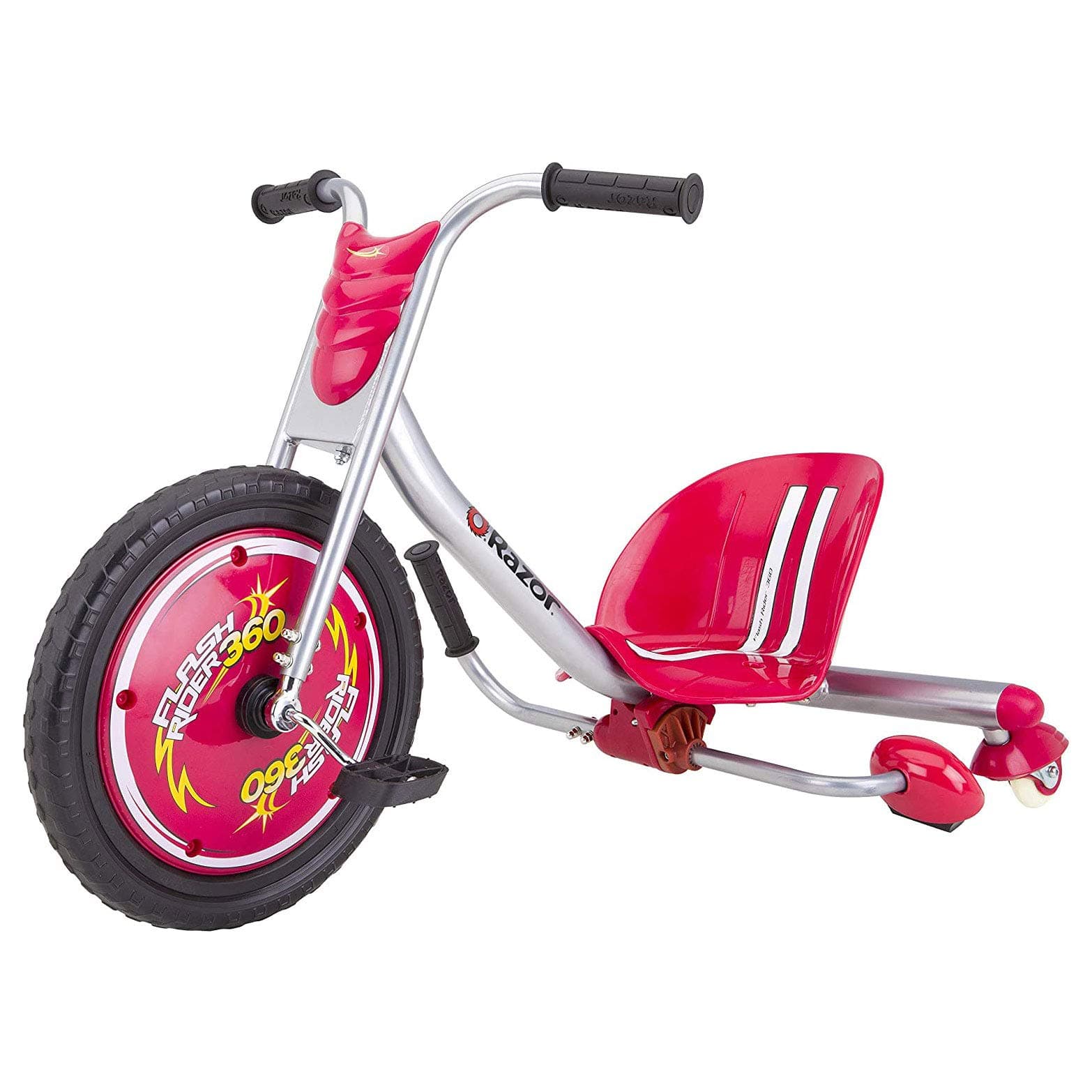 360 Caster Trike for Kids Ages 6+ - Replaceable Spark cartridges, Lightweight, MX Style Handlebars, for Riders up to 160 lbs