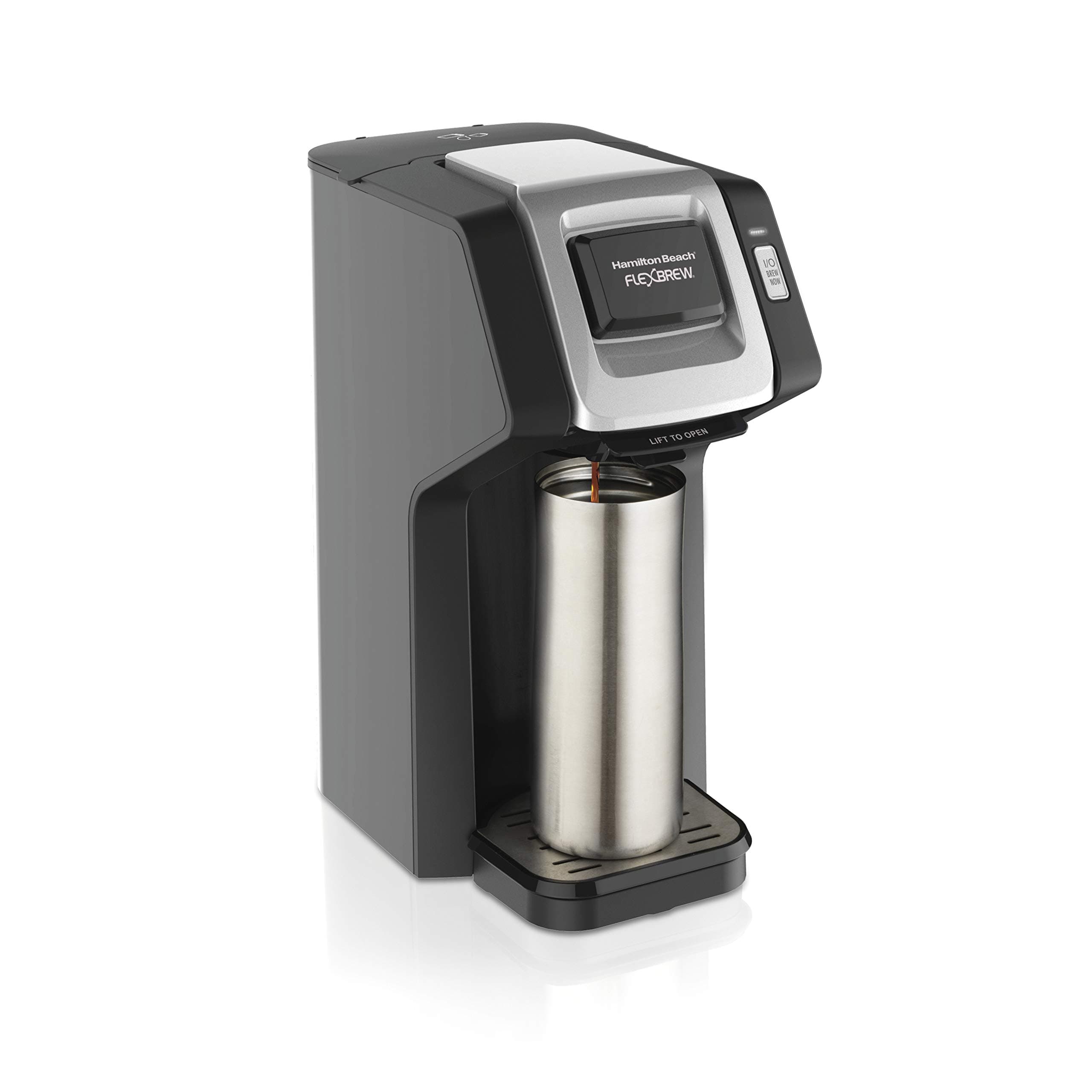 FlexBrew Single-Serve Coffee Maker for K-Cups and Ground Coffee
