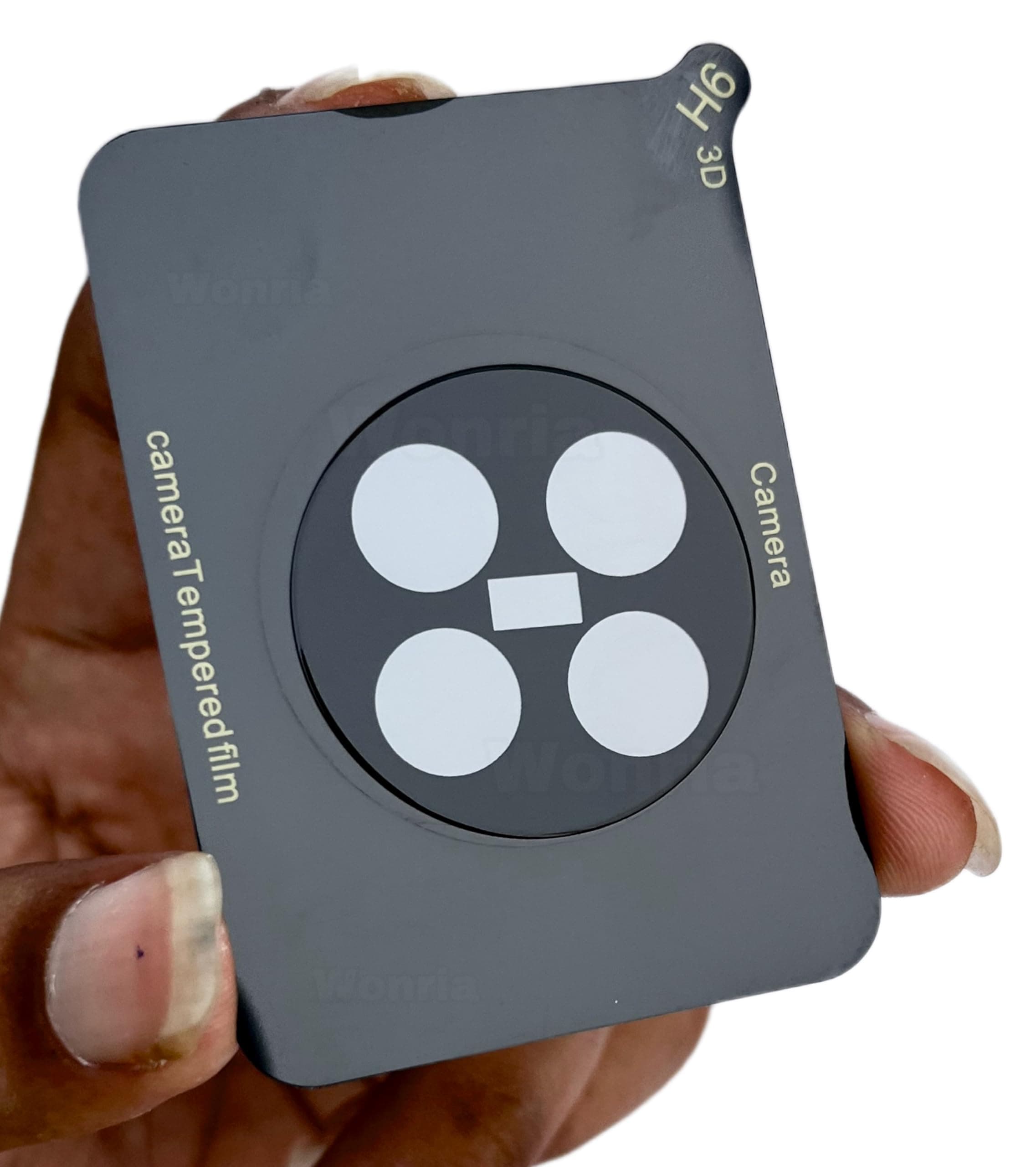 WonRia Back Camera Lens Protector for Xiaomi Mi 14 Civi 5G Camera Glass Protector Guard [3D Premium] - Black