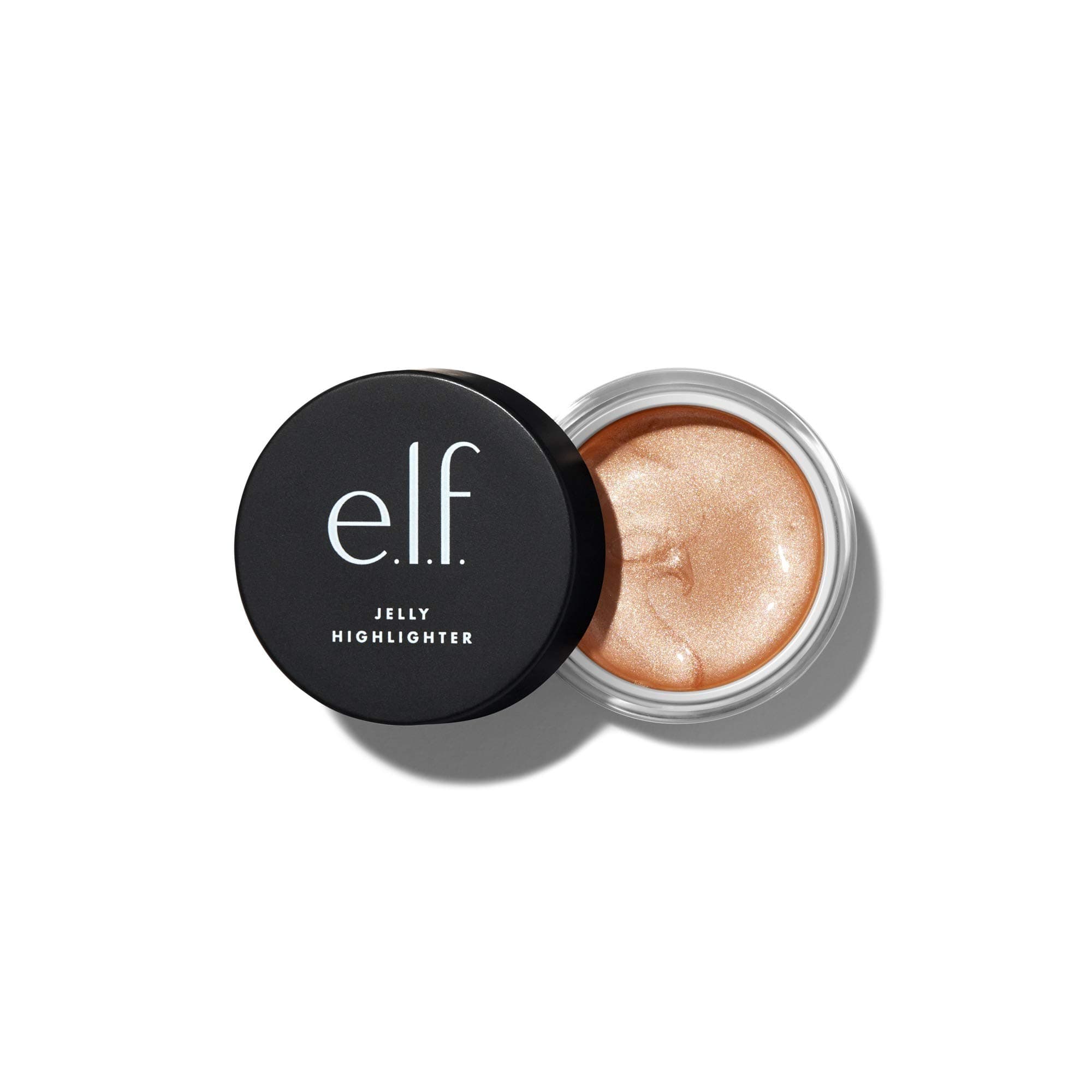 e.l.f., Jelly Highlighter, Smooth, Dewy, Versatile, Long Lasting, Illuminizing, Adds Glow, Blends Easily, Cloud - Rose Gold, Applies Wet, 0.44 Fl Oz