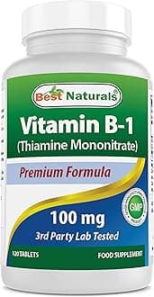 Best Naturals Vitamin B1 as Thiamine Mononitrate 100 mg 120 Tablets