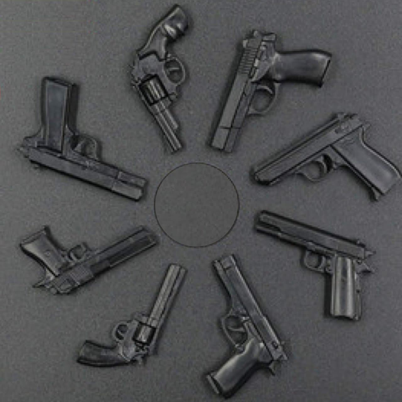 1/6 scale handgun collection model diorama figure (8 models) Beretta, Colt Python, 357 Magnum, Desert Eagle, etc.