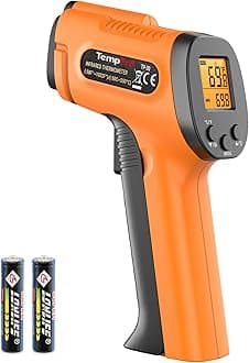 TP30 Infrared Thermometer Gun, Laser Thermometer for Cooking, Pizza Oven, Griddle, Engine, HVAC, Temperature Gun with Adjustable Emissivity & Max Measure -58°F ~1022°F (Previously ThermoPro)