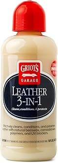 Griot's Garage 11019 3-in-1 Leather Cleaner 16oz, Standard