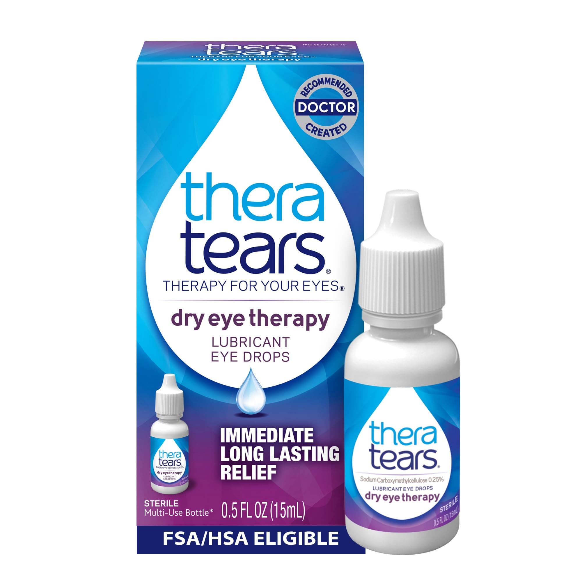 TheraTears Lubricant Eye Drops .5 fl oz (15 ml)