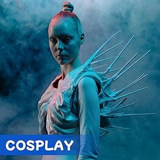 Blue Moldable Cosplay Foam Clay (300 Gram) Air Dry Clay - High Density and Perfect for Intricate Designs | Figures | Masks | Craft Projects | Great for Cutting with Tools, Sanding or Shaping