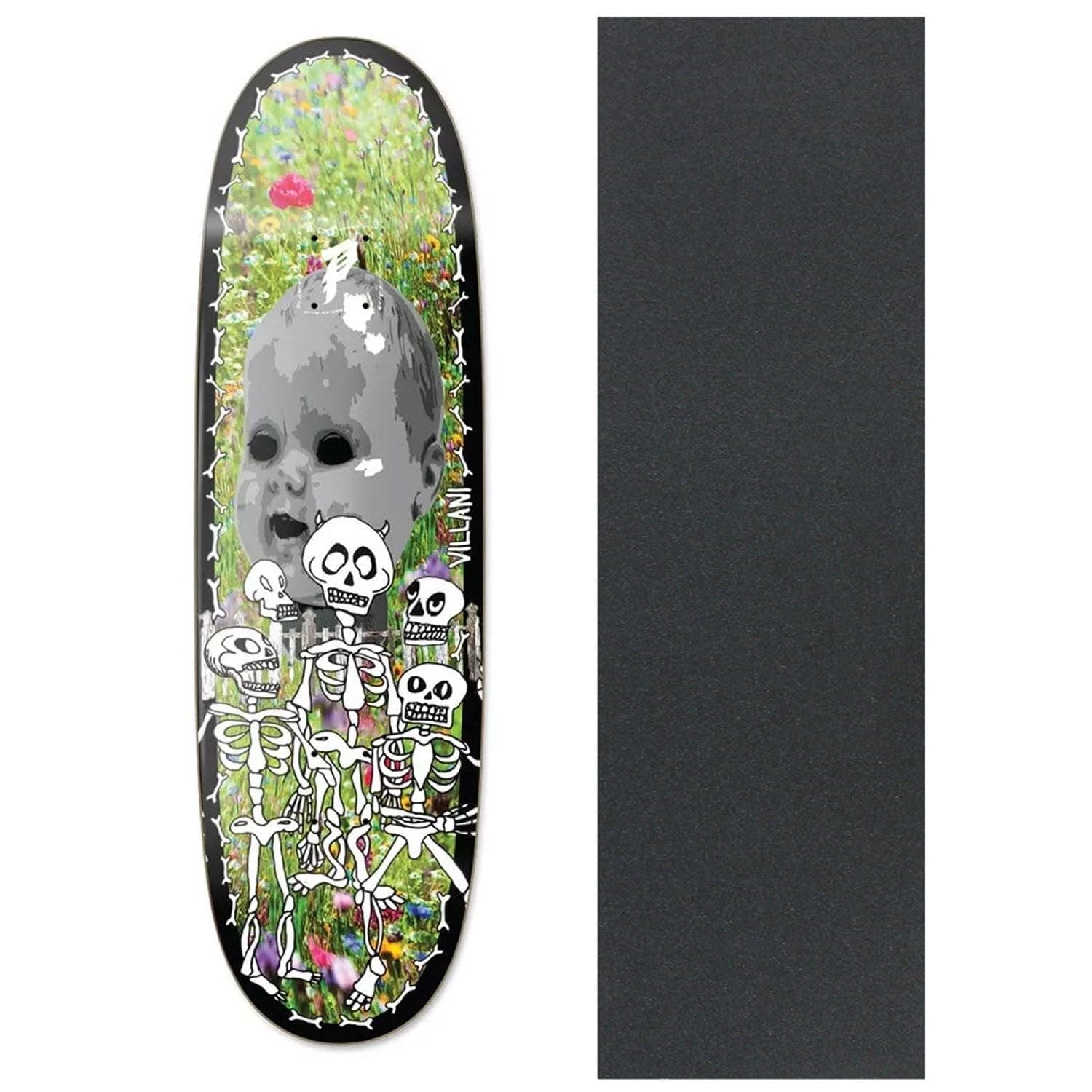 Primitive Skateboard Deck Villani Play Nice Egg 9.125" x 32" with Grip