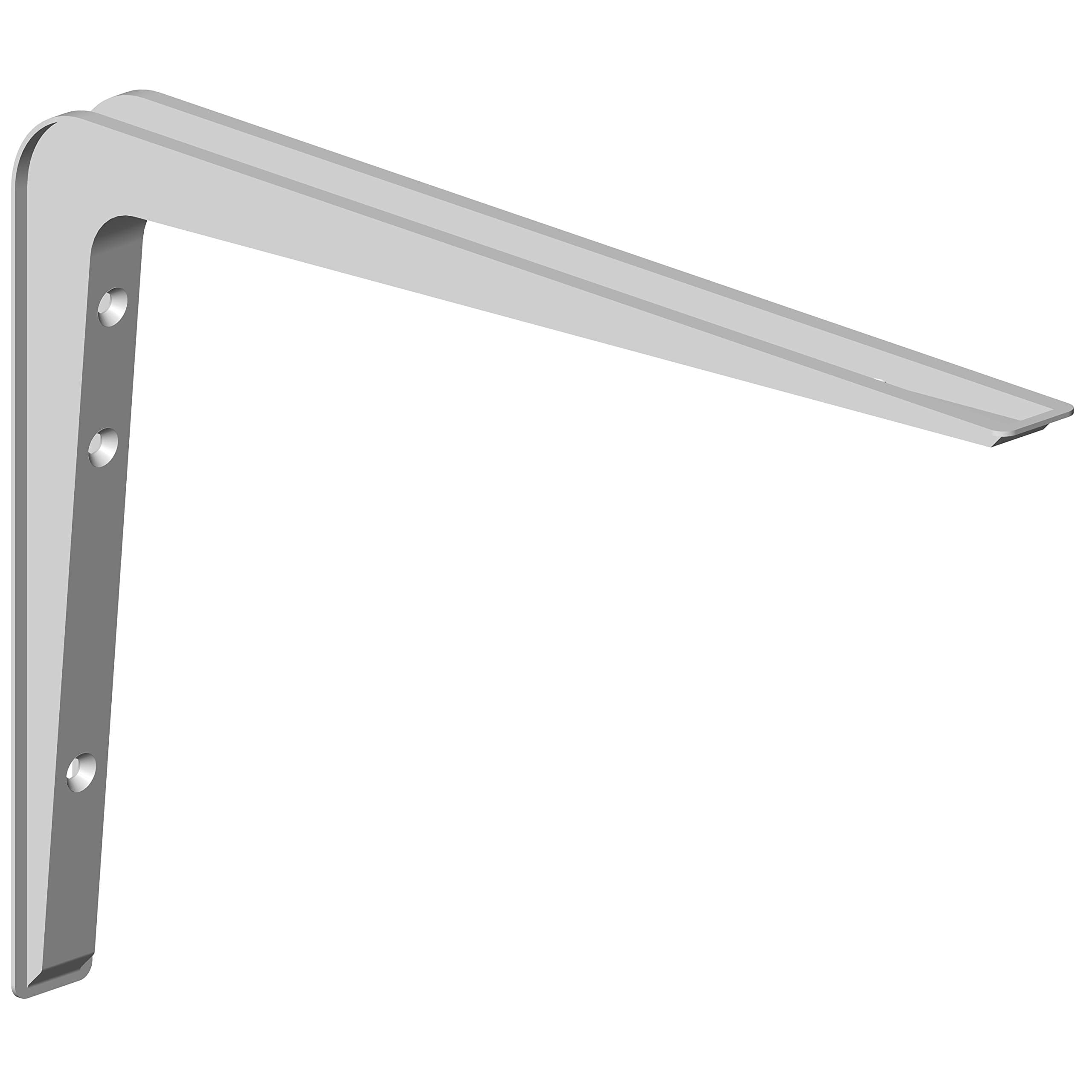 Element System 18133-00143 Support Alido/Shelf Bracket / 5 Dimensions / 3 Colours / 2 Pieces/White / 220 x 320 mm, 220x320 mm, Set of 2