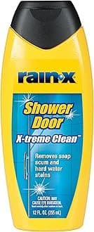 Rain-X Shower Door Cleaner (355ml) | Removes Hard Water Stains, Soap Scum & Limescale | Glass Cleaner for Shower Doors & Bathroom Glass