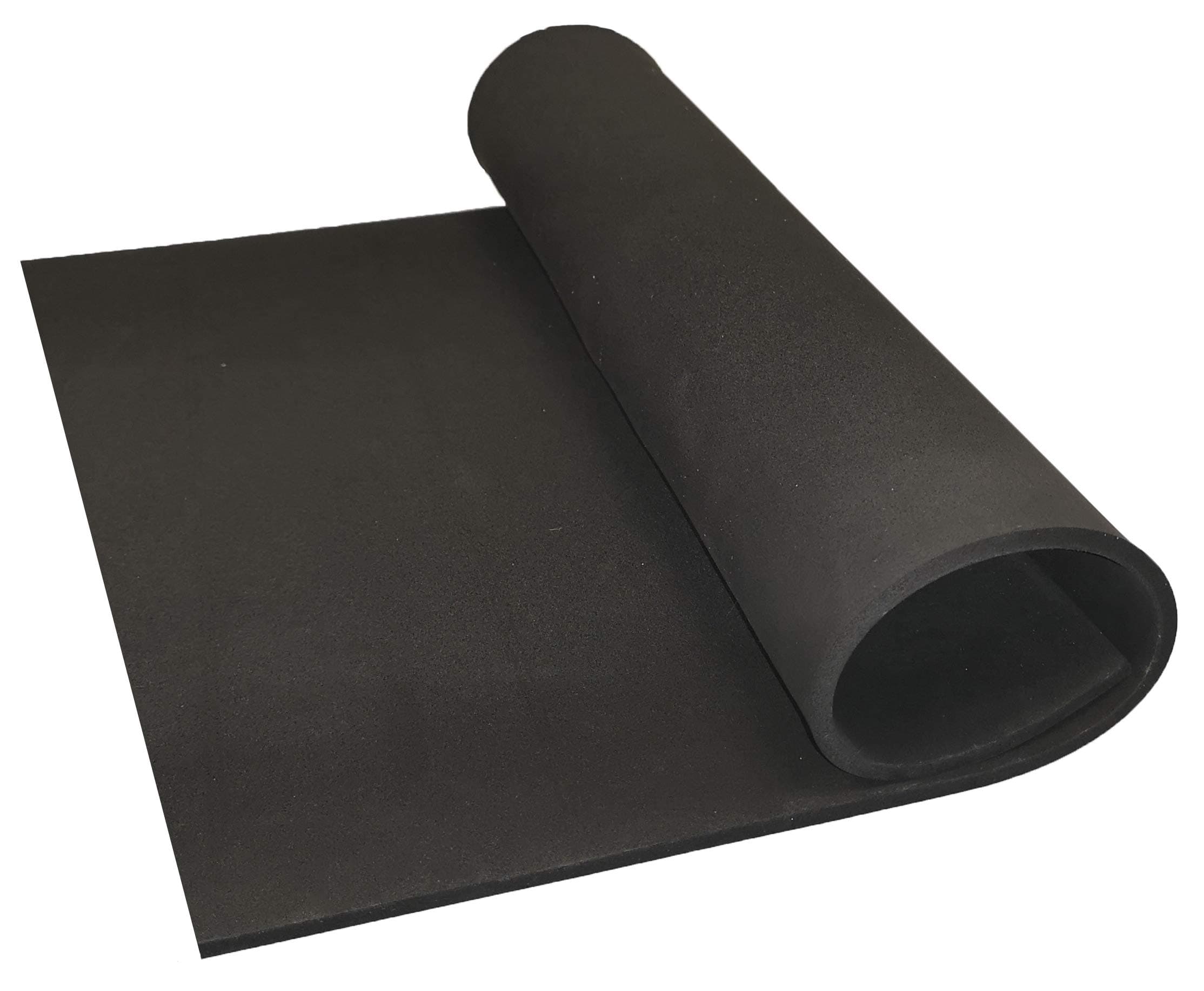 Black Neoprene Plain Sponge/Foam Rubber Sheet 1M X 1M X 10MM Thick