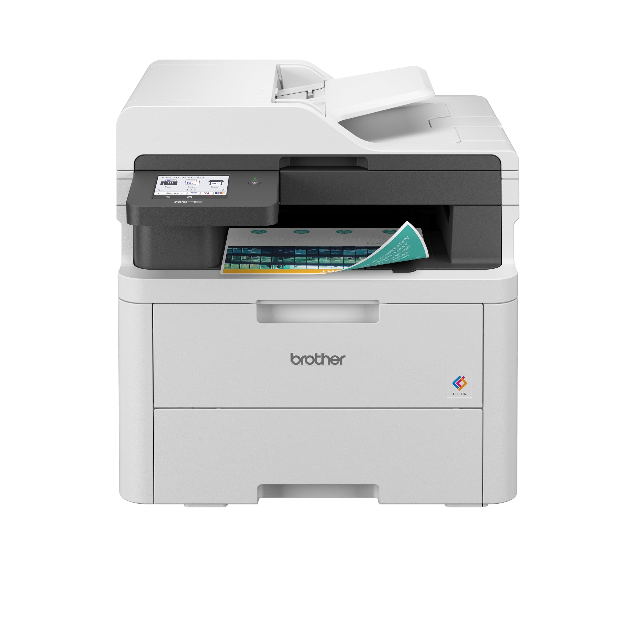 Brother Wireless All in One Printer, MFC-L3720CDW, with Advanced LED Color Laser Print, ADF, Duplex & Mobile Printing, High Yield Ink Toner