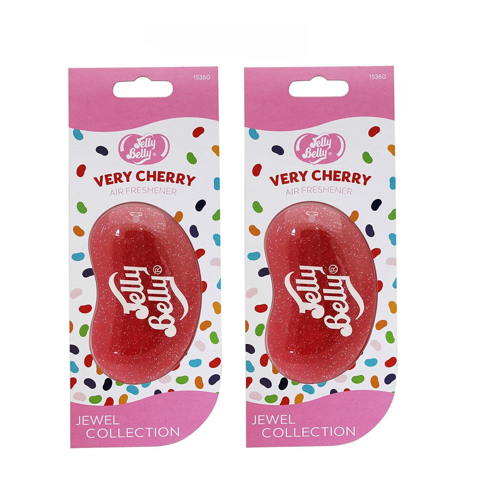ゼリーベリーストロベリージャム 3Dジェル芳香剤ストッキングフィラー A1967 x 2。
