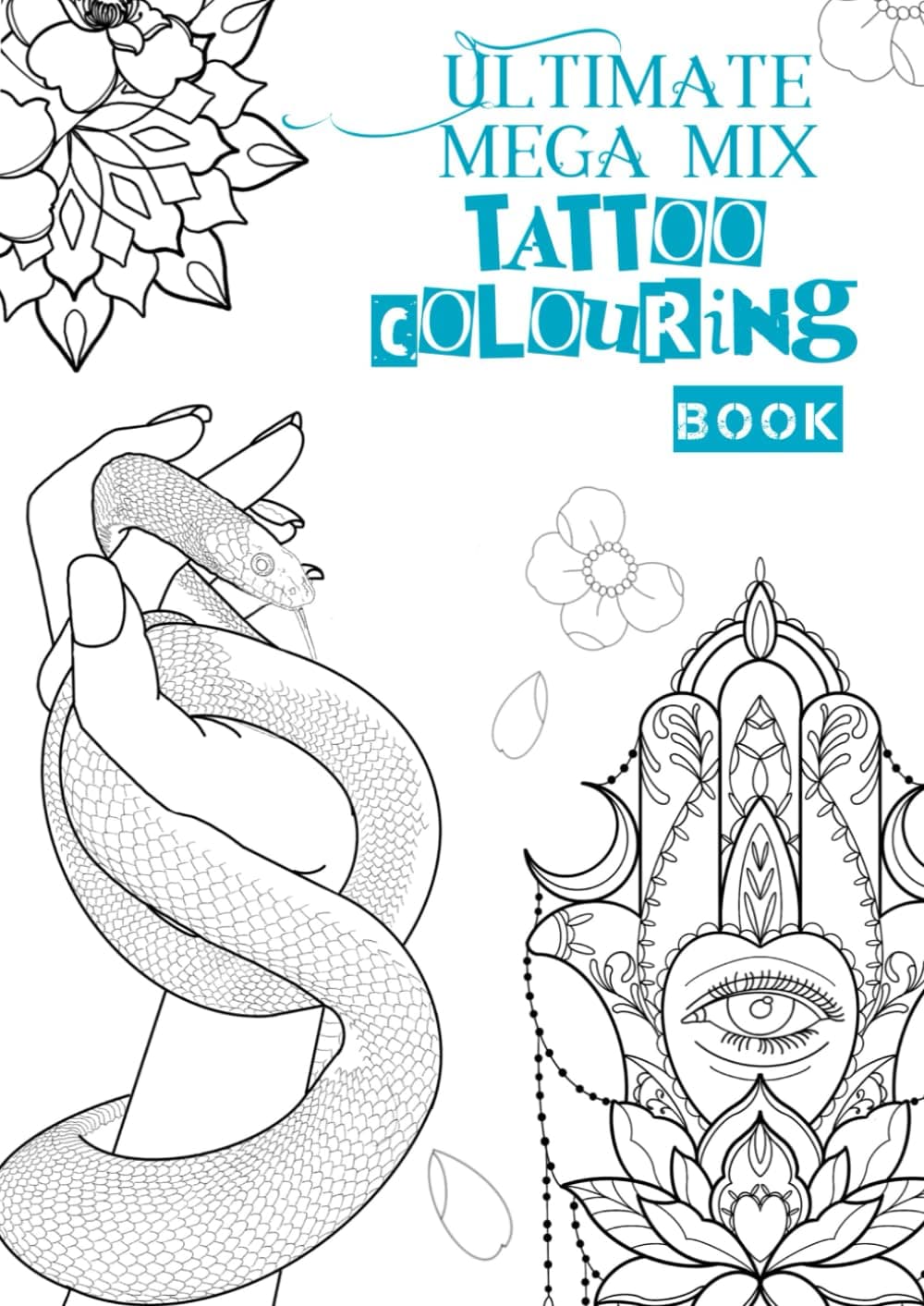 Ultimate tattoo Megamix colouring book