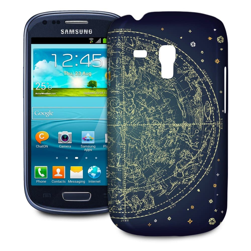 Phone Case For Samsung Galaxy S3 Mini - Stars Constellations Map Snap-On Hard