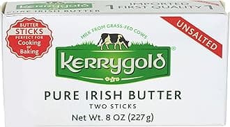 Kerrygold Unsalted Butter Sticks, 8 Ounce (Pack of 20)