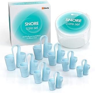 Set of Nose Vents - Effective Snoring Solution - Nasal Dilators, Anti Snoring Devices - Snore Stopper - Sleep Improvement - Relieve Nasal Congestion Due to Deviated Septum