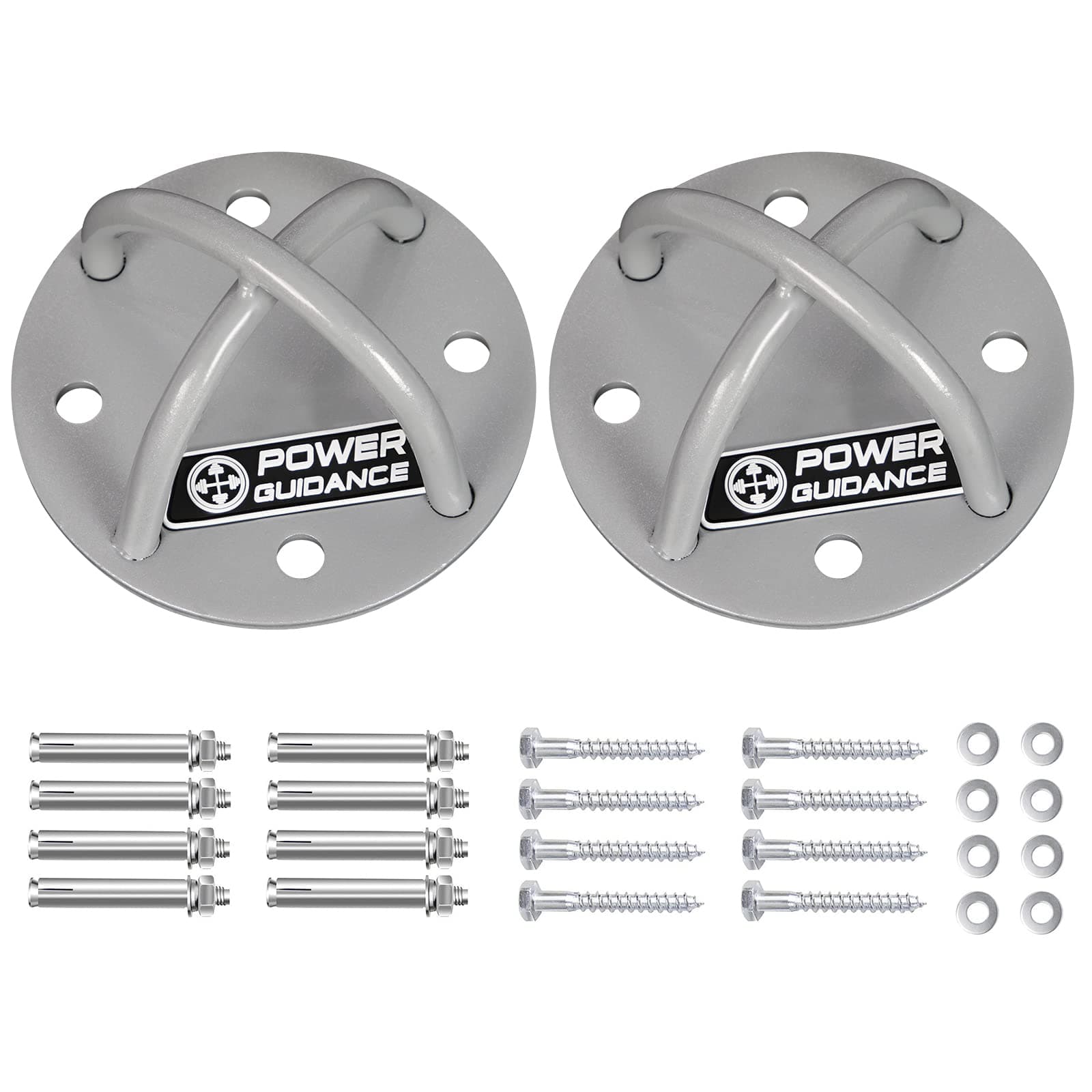 POWER GUIDANCE Wall and Ceiling Mount Bracket for Suspension Straps, Gymnastic Rings, Yoga Swings & Hammock Resistance Band Battle Rope