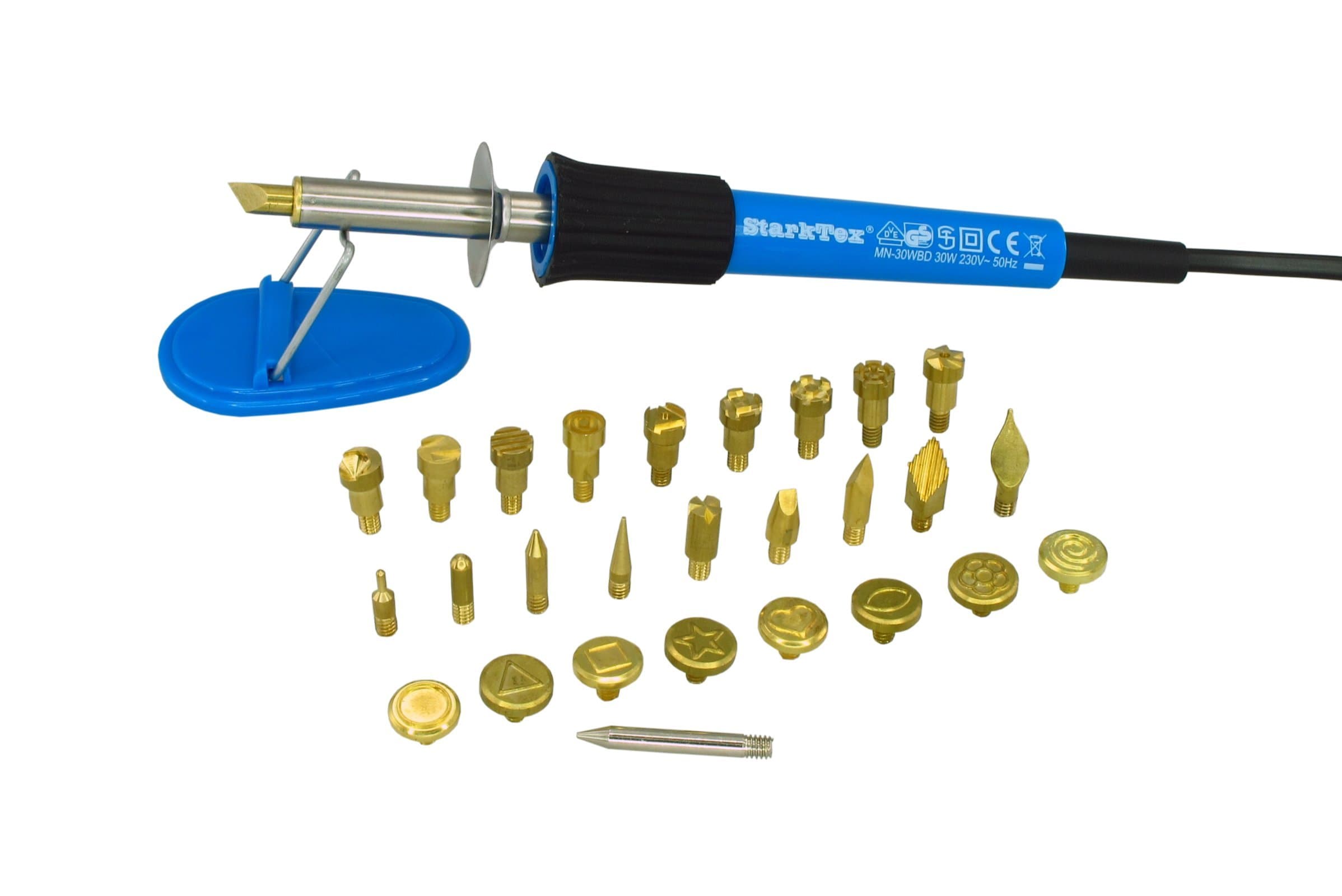 Pyrography Crafting Pen with 28 Tips in Tool Box (STT58144B)