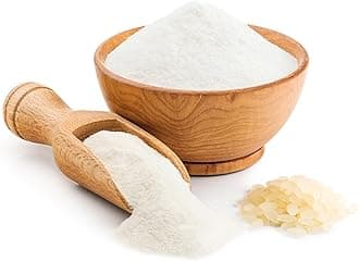 - NY SPICE SHOP Rice Flour - White Rice Atta - Rice Flour Ground - All Natural Rice Starch Flour - Rice Grain Flour for Baking White Breads, Cooking & Cakes - 3 Pound