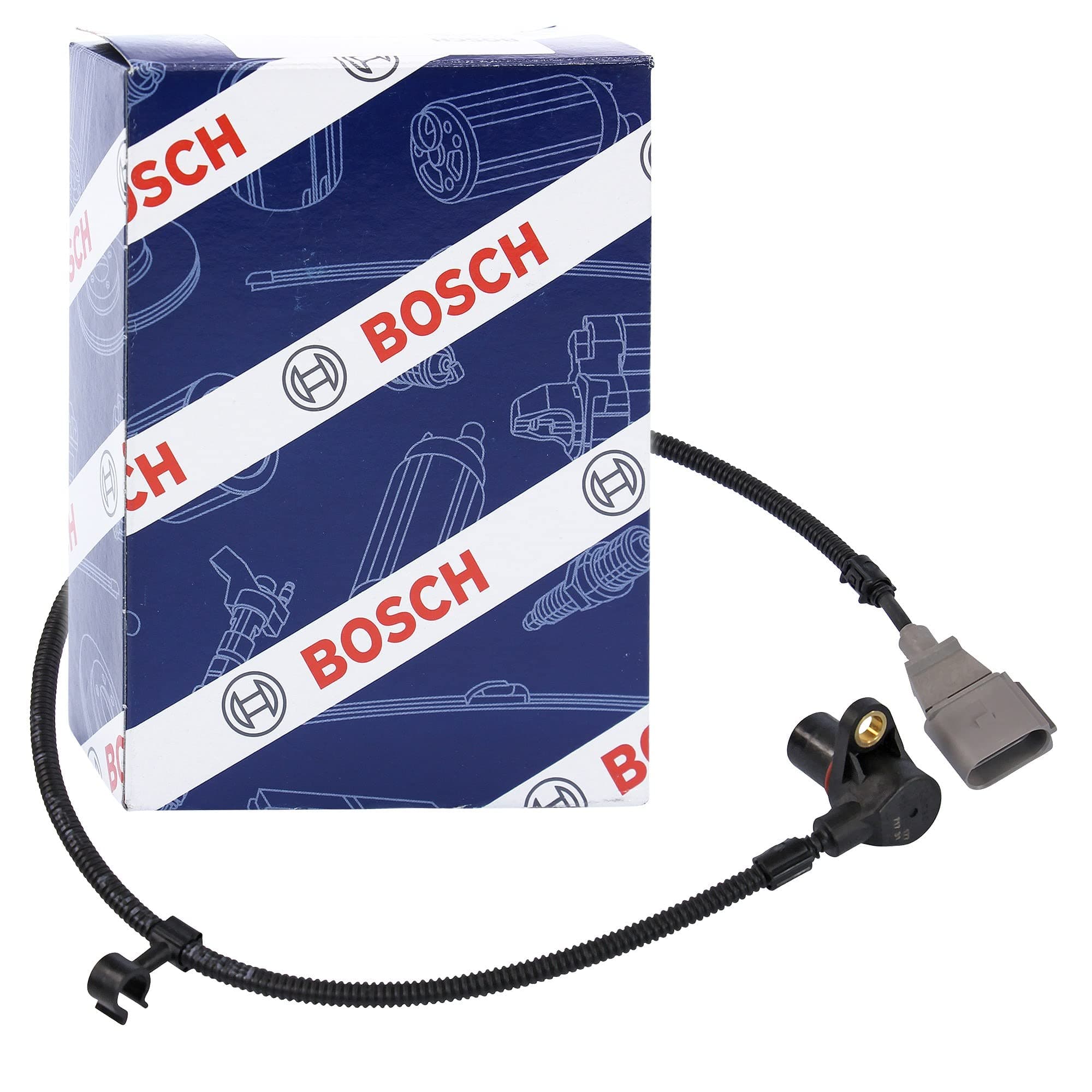 BOSCH 0261210177 Original Equipment Crankshaft Position Sensor - Compatible with Select Audi A4, A4 Quattro, A6 Quattro; Volkswagen Passat