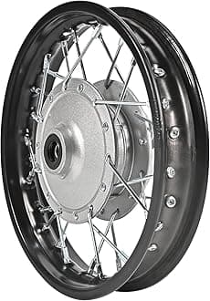 Trkimal Front Wheel Rim Hub for Motocross Off Road Dirt Pit Bike (2.5-10 Front Wheel Rim)