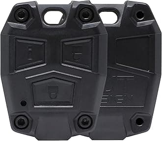 AJT Design ABS Plastic Keyfob Case for FJ Cruiser (2008-2014) | Key Fob Replacement Shell Only (No Electronics) | FJ Cruiser Accessories - Made in USA | Black