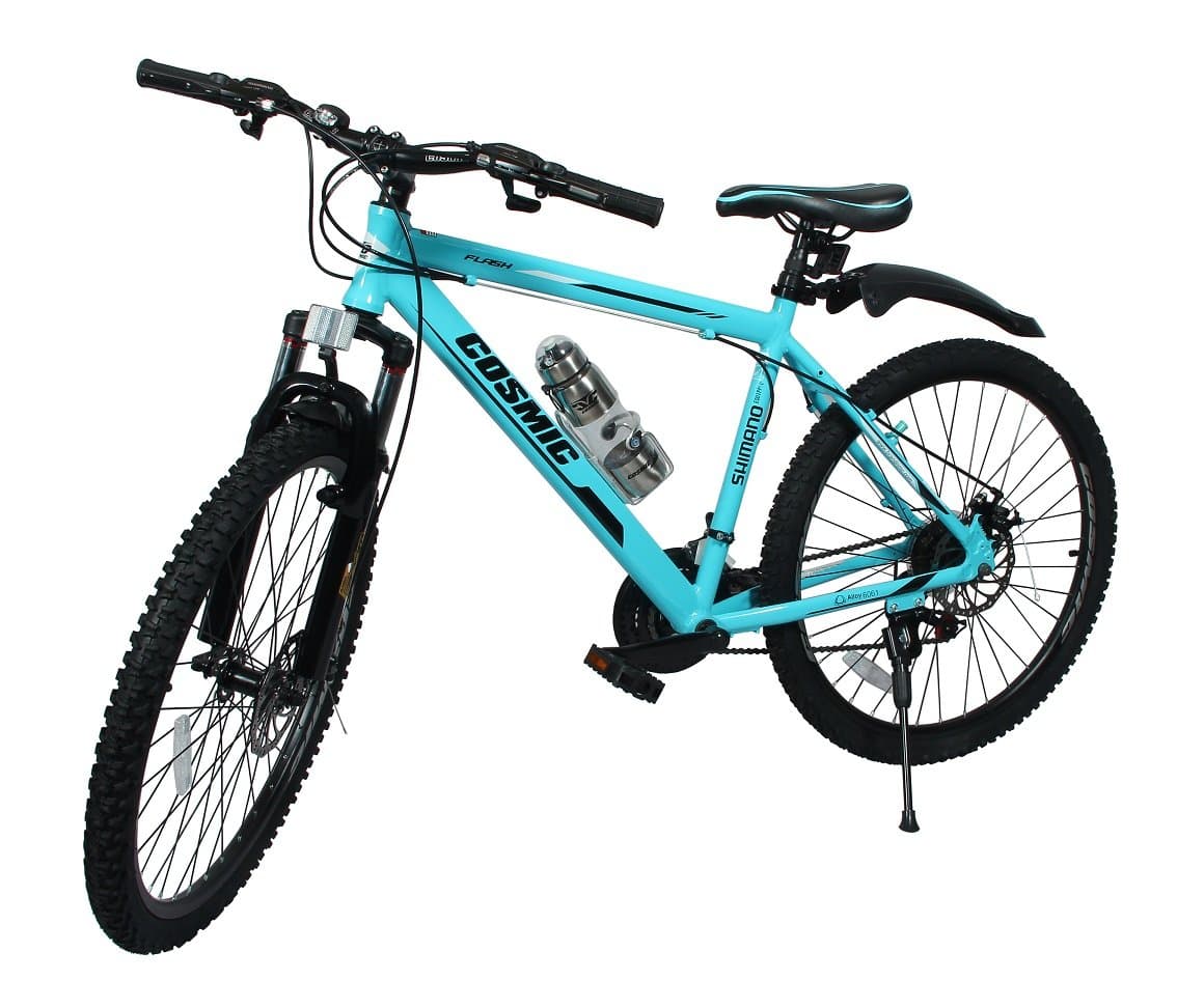 Cosmic Flash 26T 21-Speed MTB Bicycle (Blue/White)