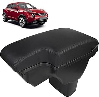 Consoles Armrest Compatible with Nissan Juke 2010-2017 Center Console Box Armrest Box USB Charge Black