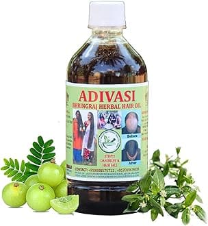 JEVR ADIVASI BHRINGRAJ HERBALS Hair Oil, 250ml 100% Natural