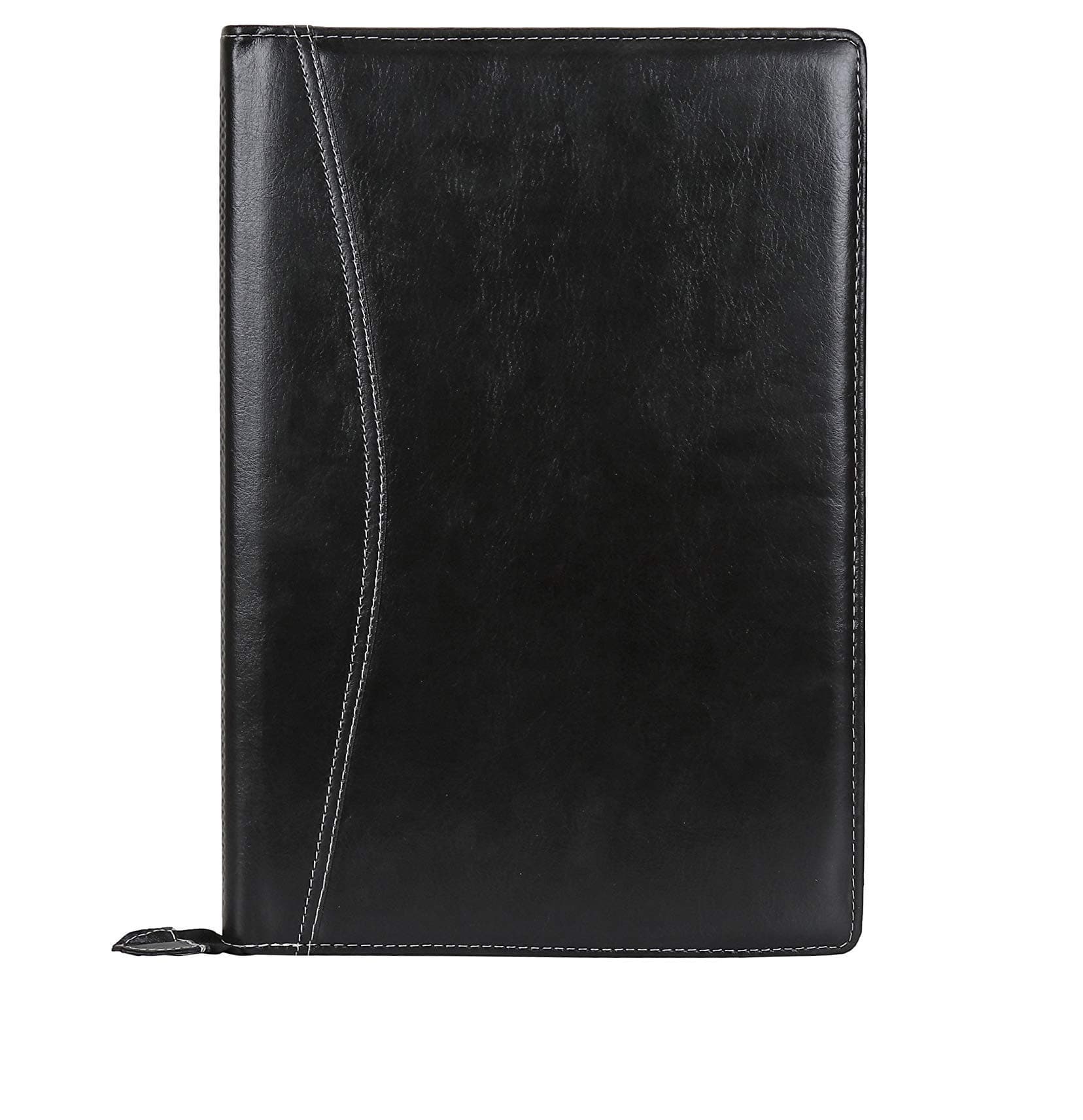 AmazingHind Leatherette Files for documents.File folders for documents.Certificate File Holder to Store Your documents (B4, B4Black_20Leafs)