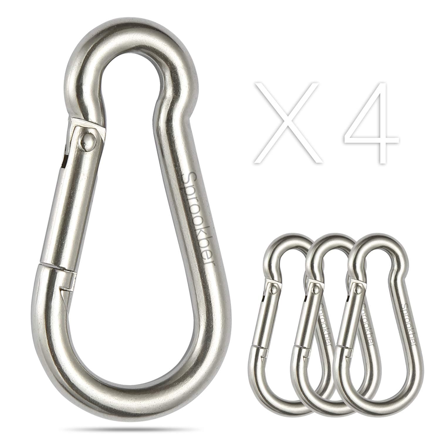 Stainless steel carabiner