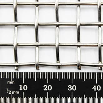 Heavy Duty 6mm Wire Mesh Stainless Steel Mesh 304 Stainless Steel Woven Wire Mesh | 3 LPI x 1.6mm Wire (A4 Sheet 210 x 300mm)