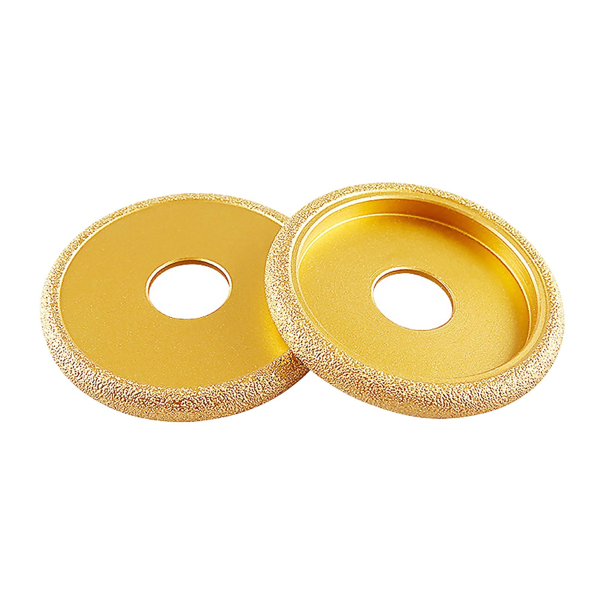 KudamaiDiamond Grinding Wheel - Rounded Edge 1 pc - Diameter 75mm, Bore 20mm, Working Surface 10mm Specialized grinding wheels For statues, stone molding